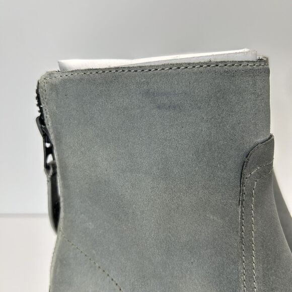 Rag & Bone Bristol Waxed Suede Ankle Boots Dark Gray Women's US 8/EU 38 - Picture 12 of 14